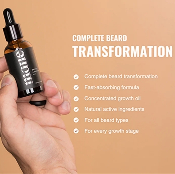 NWT Mane Beard Growth Oil 1.7 Fl Oz Full Size - Picture 2 of 8